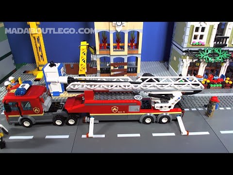 Конструктор LEGO City Fire 60216 «Центральная пожарная станция» / 943 детали