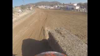 preview picture of video 'MX3 Race2 Ponts (Llleida) 09/12/2013 - MOTOCROSS - JOAQUIM SUNOL #17 - Crash'