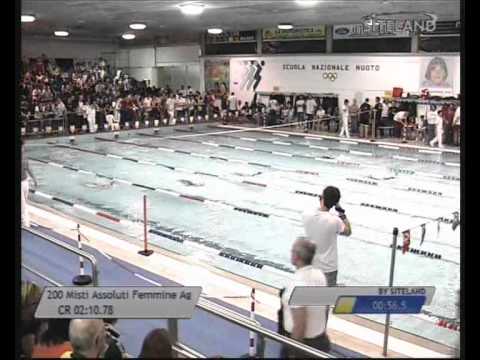 Serie 1 dei 200 Misti  Assoluti Femmine Agonisti - 16 Memorial Chiara Giavi