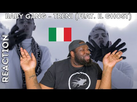 Baby Gang - Treni (feat. Il Ghost) [Official Video] (UK REACTION) // REACTING TO ITALIAN RAP