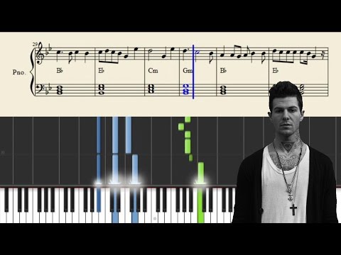 Sweater Weather - The Neighbourhood piano tutorial