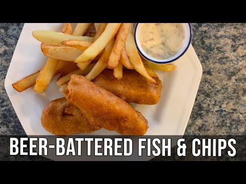 British Beer-Battered Fish & Chips | Best Beer-Batter Crispy Fish Recipe | No Soggy Fish or Fries!