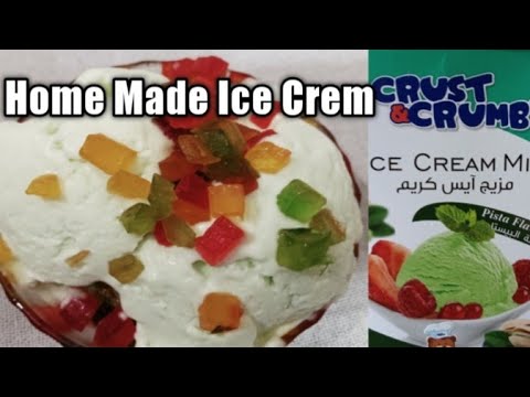 Home made icecream mix pistha flavour😋👩‍🍳😋👩‍🍳😋