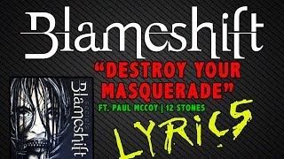 Blameshift: Destroy Your Masquerade ft. Paul Mccoy-12 Stones [Lyric Video]