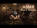 Sleep Aid • Rain on the Rooftop with Thunder ambience🔸️Ghibli inspired Arrietty's house 🎧