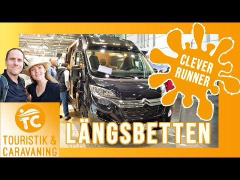 NEUHEIT 2024 🆕 CLEVER RUNNER 636 CITRÖN • EINZELBETTEN • Panorama Dachfenster • Geschwungene Linie