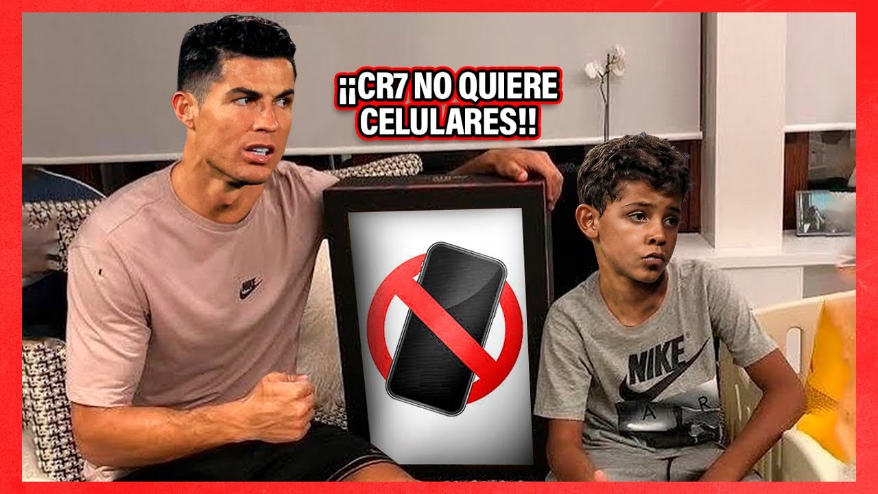 ¡La RAZÓN por la que CR7 le 'QUITÓ' EL CELULAR a Cristiano Ronaldo JR!??