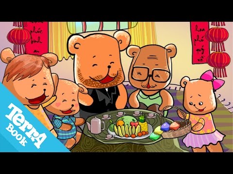 Gấu con chia quà Video