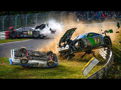 NÜRBURGRING CRASH & FAIL COMPILATION Tourist Rides, NLS & 24h Race Crashes Fails & Saves!