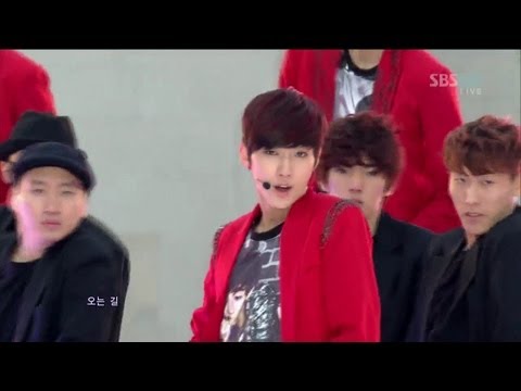 B1A4 [Walking] @SBS Inkigayo Popular song 20121125