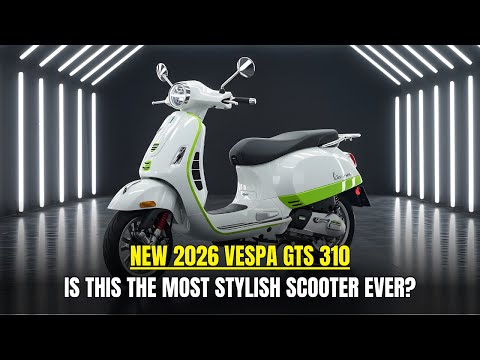 2026 Vespa GTS 310 – The Scooter That Will Change Everything!