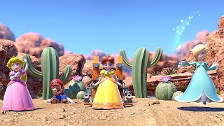 Mario Party Superstars Peach Daisy and Rosalina vs