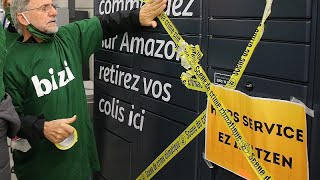 Sindicatos e trabalhadores querem "fazer pagar a Amazon"