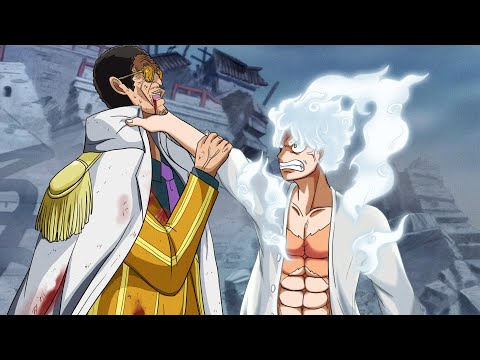 Luffy Gear 5 vs Kizaru: Golden monkey Kizaru kneel before Luffy's new Haki | One Piece Film Red