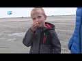 Bezoekers éénmalig op zandige oevers Houtribdijk