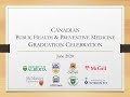 Canadian PHPM Graduation Celebration 2020