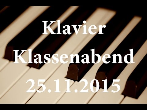 Klavier-Klassenabend Musikschule Ebenfurth am 25. November 2015
