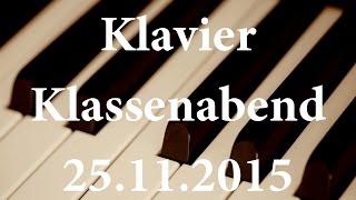 Klavier-Klassenabend Musikschule Ebenfurth am 25. November 2015