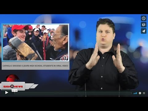 Catholic Diocese clears high school students in viral video (ASL - 2.14.19)