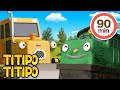Tayo Titipo प्रसिद्ध एपिसोड 90 मिनट देखें Hindi Cartoo