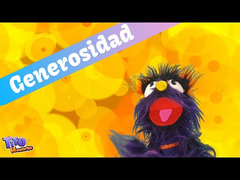 la generosidad para niños / valores / Tito moustrito