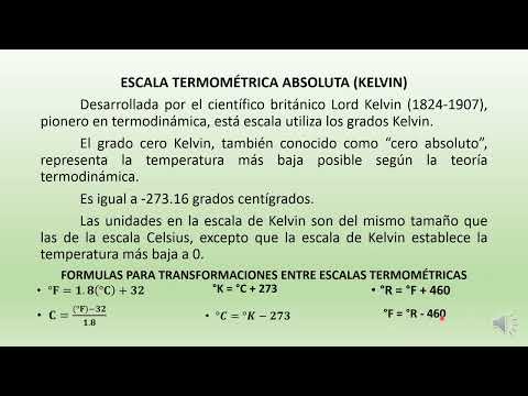 ESCALAS TERMOMÉTRICAS