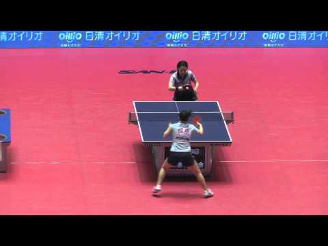 Japan Table Tennis WS semi Final;Ai Fukuhara vs Hiroko Fjii 2013.1.19