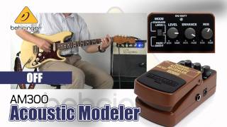 Video thumbnail for BEHRINGER / アコースティックシミュレーターAM300 サウンドバリエーション by サウンドハウス