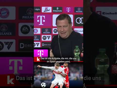 Eberl scherzt über Woltemade-Leihe #shorts