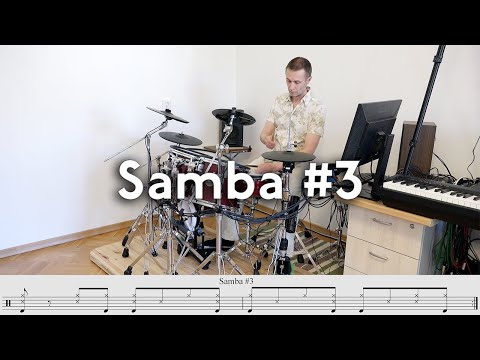 Samba #3 Groove (Classic) on Drumset