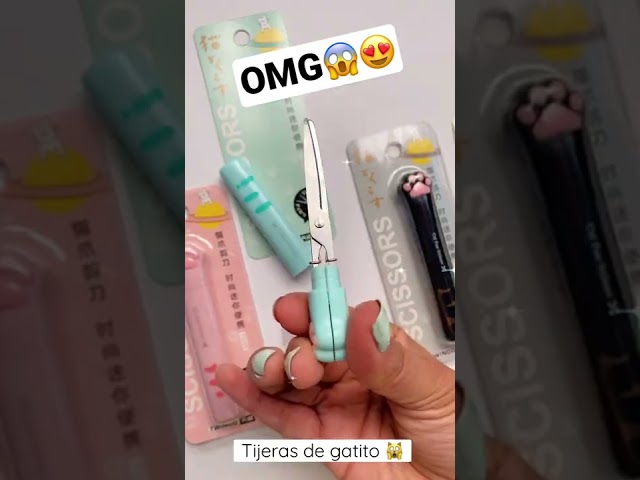 Vídeo relacionado con FEQDWOX Juego de papelería de 5 piezas con garra de gato, juego de papelería Kawaii de dibujos animados, papelería multiusos