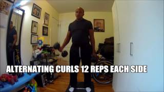 Quick 5 Minute Dumbbell Bicep - Workout Wednesday