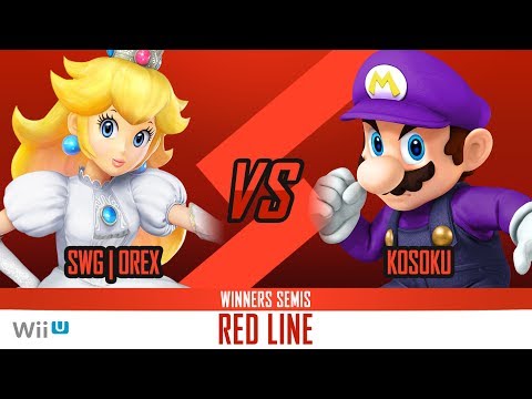 Red Line Smash 30 - Kosoku (Mario) Vs. SWG | Orex (Peach)