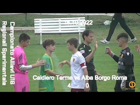 CAMPIONATO ALLIEVI SPERIMENTALI U16 VENETO – CALDIERO CALCIO vs ALBA BORGO ROMA  – 16.10.2022