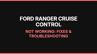 Ford Ranger Cruise Control Module 1980-1993 Ford, Lincoln & Mercury Cruise Control Module Guide | Go ...