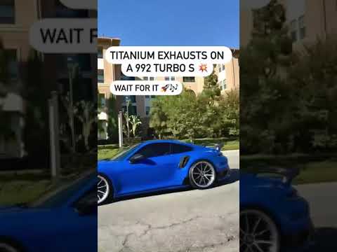 Thumbnail for OMG😱😱 Wait For It 💯😱🔥 Titanium In 992 Turbo S 💪👌 #shorts by Car