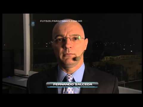 Fernando Salceda. Olimpo 1 - Colón 0. Fecha 19. Torneo Inicial 2013. Fútbol Para Todos