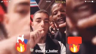 LA DARK POLO GANG CON MARTY BALLER TEDUA CAPO PLAZA E DREFGOLD ALLA FESTA DI MONCLER DELLA MFW 2018