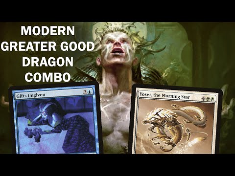 FOR THE GREATER GOOD! Modern Greater Gifts Reanimator Combo. Draw your deck and loop Dragons! MTG