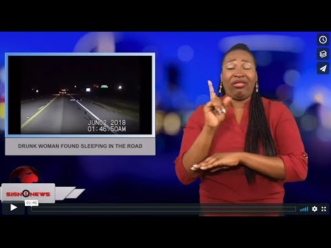 Drunk woman found sleeping in the road (ASL - 6.5.18)