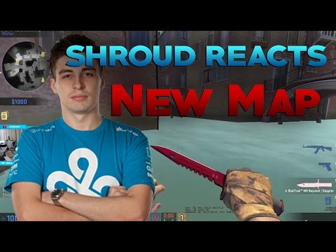 SHROUD REACTS TO THE NEW MAP CANALS  CSGO