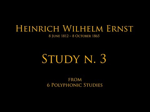 Heinrich Wilhelm ERNST: Study n. 3 - Shlomo Mintz, Violin