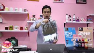 How to print on cake, make photocake is very easy with our cake printing system How to print on cake, make photocake is very easy with our cake printing system