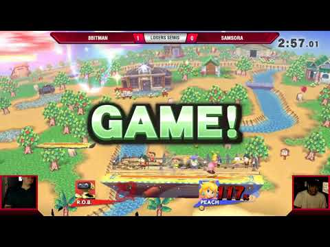 VS Weekly 8/2/18 - Losers Semis - AMG | 8BitMan (ROB/Diddy) vs Samsora (Peach/ZSS) - Smash 4