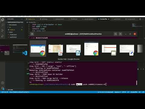 Build-Run-Tag-Push-Pull (Rust to AWS) - silent revision series