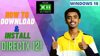 HOW TO DOWNLOAD & INSTALL DIRECTX 12 | HINDI | 2020 | 3 MINUTE PROBLEM SOLVER EPISODE: 2