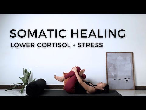 15 Min Somatic Yin Yoga To Lower Cortisol & Stress | Trauma Informed Hip Opening
