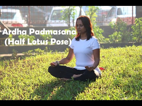 How to do Ardha Padmasana ( Half Lotus Pose) | Superyogis