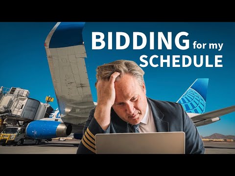 THREE DAYS AS AN AIRLINE PILOT (behind the scenes AND bidding my schedule)