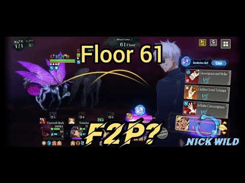 【JJKPP】 Illusory Tower - Floor 61 - F2P strat?